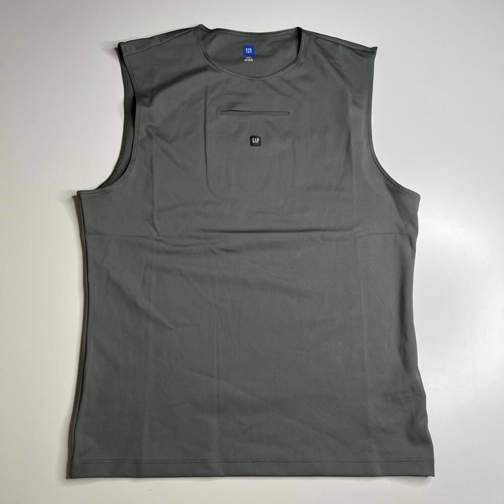 New YZY GAP Sleeveless Tank Top Gray Size Large L Yeezy‎ x GAP Collab